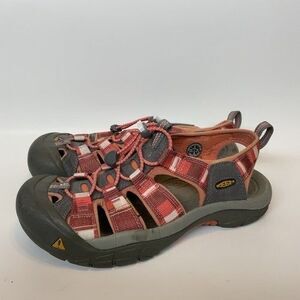 Keen Newport H2 Red Hiking Waterproof Slingback Sandal Women Size 9